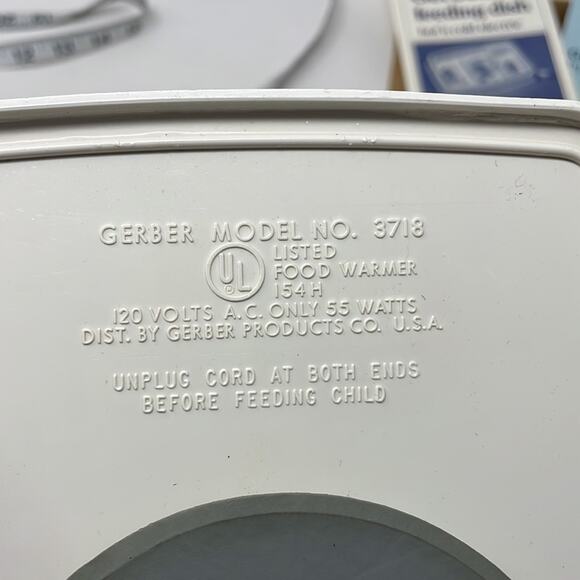 Vintage Gerber hot’n cold feeding dish model #3718 - Picture 7 of 8